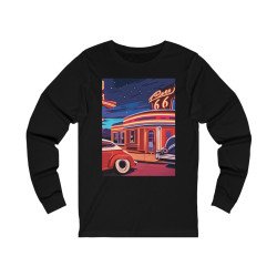 Classic Route 66 Diner Long Sleeve Tee